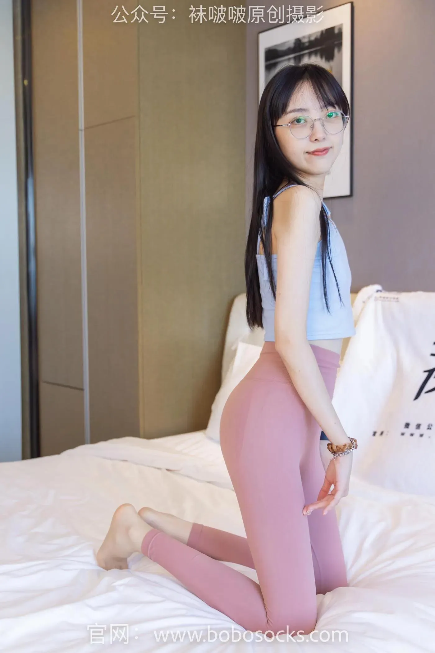 [BoBoSocks袜啵啵]NO.140 稚予-高跟鞋、瑜伽裤裤里丝、肉丝、黑丝 [139P]插图8